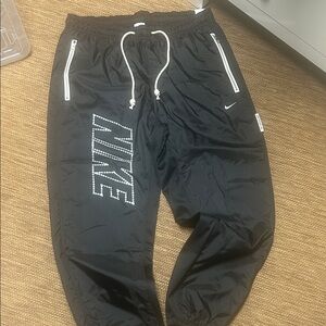 Nike Black Jogger Pants with White Detailing